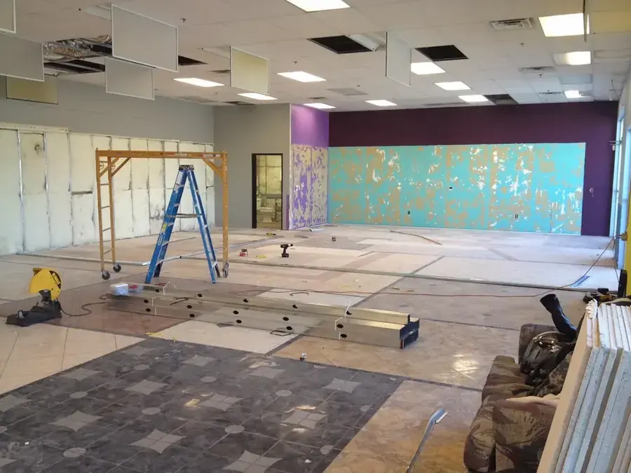 Commercial water damage restoration in a Peoria, AZ business